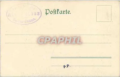 Altes Schloss (Hohenbaden) — Baden-Baden — Kunstverlag Friedr. Spies — Verso