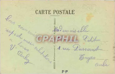 Cascata do Viaduto — Arredores de Epinal (Vosges) — Editor C. Larrat — Verso