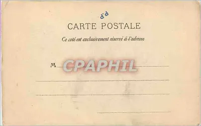 Stara pocztówka Chantilly Jeziora Commelle — Rewers