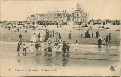 Calais — O Casino e a Praia — LL.