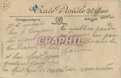 Calais — O Casino e a Praia — LL. — Verso