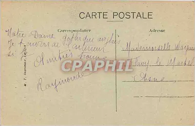 Calais — Igreja de Nossa Senhora — Mitil — Verso