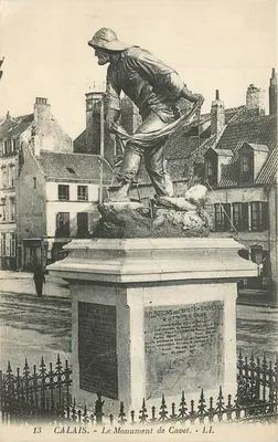 Calais - O Monumento de Cauvet - Editor L. L. (n°13)