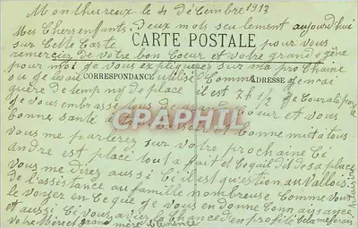 Épinal — Kąt Moseli, widok z Cours — LL — Rewers