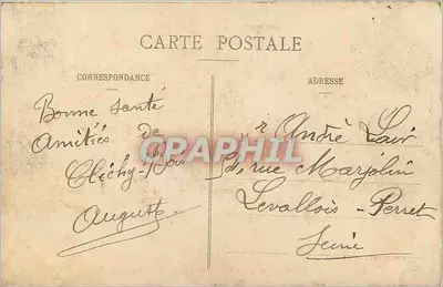 NOTRE-DAME-des-ANGES — Abside kaplicy — Zbiór A. Bouguet, Portelanes, Le Bûneux — Rewers