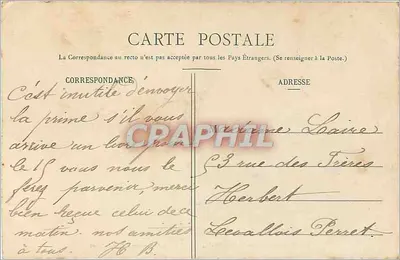 Saint-Georges-sur-Loire (M.-et-L.) — Castelo de Serrant — Fachada Norte — A.B.&C. Paris — Verso