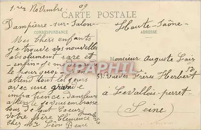 Épinal o piątej w nocy — Phototypie Paul Testart, Épinal — Rewers
