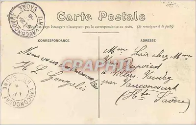 Bourges. A Catedral — editor: Vaugoncourt, n° 112 — Verso