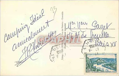 Aiguilles d'Araves i Meige — Cigogne — wydawca Cigogne, nr 8451 — Rewers