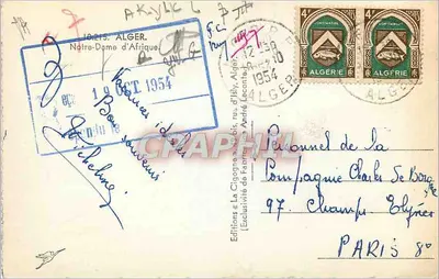 Nossa Senhora da África — Argel — Edições «La Cigogne» — Verso