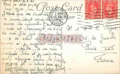 Marina Parade, Bexhill-on-Sea — widok panoramiczny — seria 18478 — Rewers