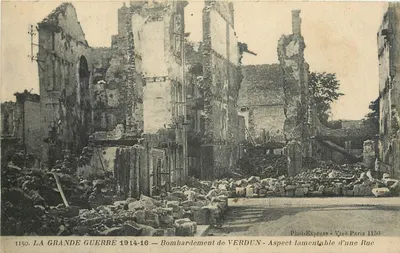 Verdun — Bombardamento — Phot-Express, Paris 1150