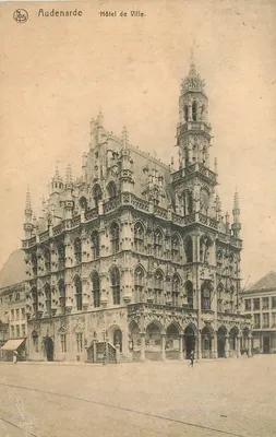 Audenarde — Hotel de Ville — Edição J. Vaudou-Bugardé-Stocké