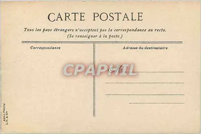 Beauvais. Panorama z Parku Eaux — L.V. & Cie, nr 329 — Rewers