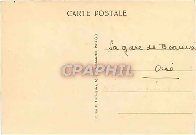 Beauvais — Stacja — Wydawnictwo E. Harmignies, 69, rue Saint-Martin, Paris (4e) — Rewers