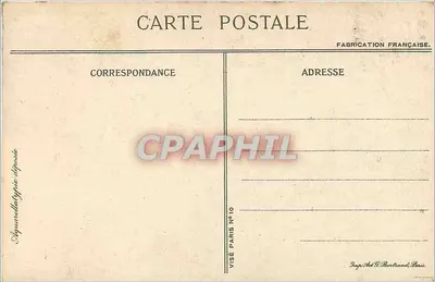 Louvain — O Hotel de Ville em ruínas — Aquacardellotypie, Paris — Verso