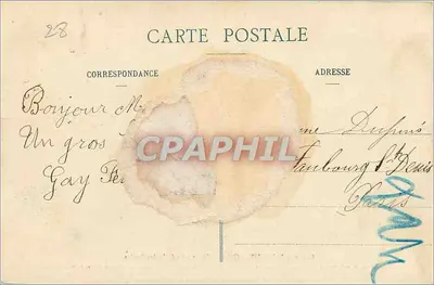 Ambiente de DREUX — Castelo de Anet — Sala dos Guardas — Editor não visível — Verso