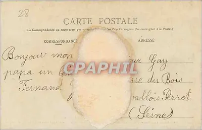 Castelo d'ANET — Porta de Charles-le-Mauvais — Ch. Foncault, editor, Dreux — Verso