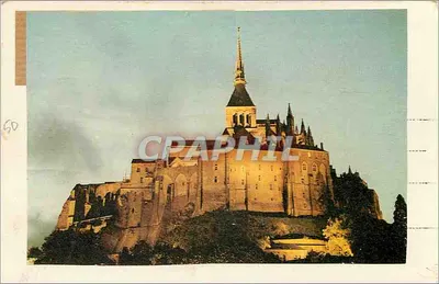 Mont Saint-Michel — panoramische uitzicht — uitgever Lyon, serie-nummer 10 — Achterkant