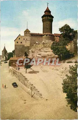 Castelo de Nuremberg — vista panorâmica — editor desconhecido, número de série não visível