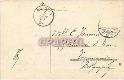Trier Porta Nigra — widok starej rzymskiej bramy — wydawca nieznany — Rewers
