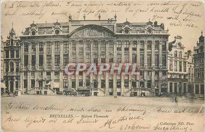Bruxelas — Casa Flamenga — Collections ND. Fot. 68, rue de Bruxelles