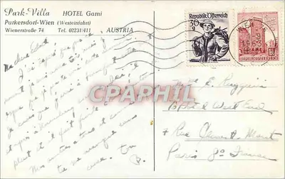 Park-Villa — Hotel Garni — Purkersdorf-Wien, Austria — Rewers