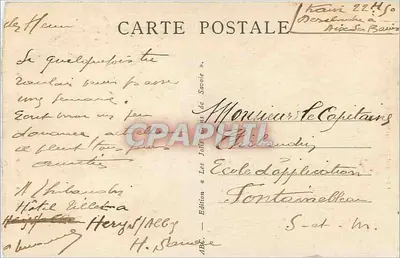 O VALE DE FIER — A estrada e o dique — Os Lugarzinhos da Saboia — Edição H. Stande — Verso