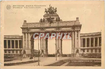 Arcada do Cinquentenário — Bruxelas — editor Gibert, número de série não visível