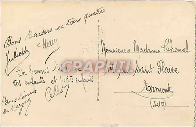 Le Tréport — El Puerto y la Iglesia de San Jacobo — Editor: S.H.S. 8134 — Reverso