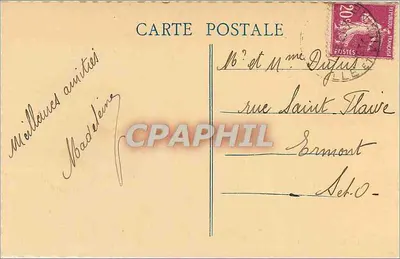St Briac — Efeito de Ondas no Porto Hus — Foto Poliot - St Briac — Verso