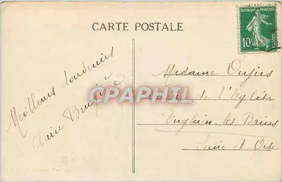 Le Pouliguen (Loire-Inf.) — Na Costa — Os Rochos — Coleção F. Chapeau, Nantes — Verso