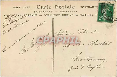 Trestriñgel — Wyspa Château — ND Fot. — Rewers