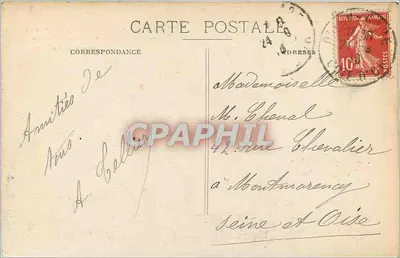 Dijon — Plac Trzydziestego Października — Pomnik upamiętniający żołnierzy 1870-71 — wydawca R. NIDON, nr 11 — Rewers