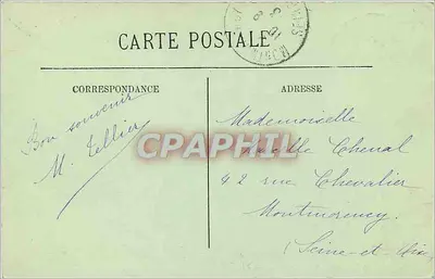MERS-LES-BAINS — A Praia — LL. — Editor LL. n°12 — Verso