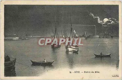 Sète — Entrada do Môle — G. Artaud, editor, n°70