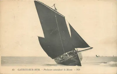 CAYEUX-SUR-MER — Pescadores aguardando a Maré — ND