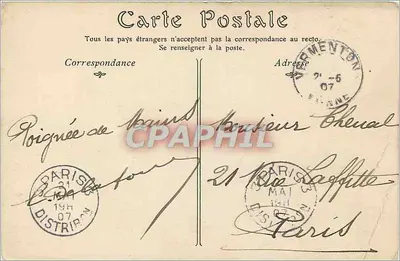Arcy-sur-Cure — As Grutas, a Sala da Virgem — Verso
