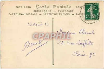 La Pointe du Raz — Baia Zmarłych — Wewnętrzna część Jaskini Gravier — ND Phot. — Rewers