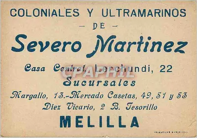 Distribuição da Correspondência na PERSIA — Série Correos N° 36 — Verso