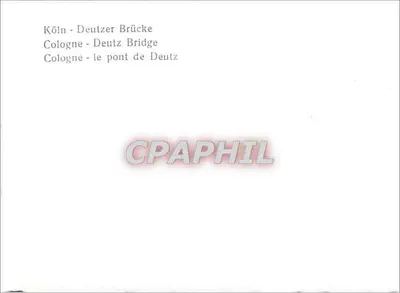 Köln — Most Deutz — Rewers