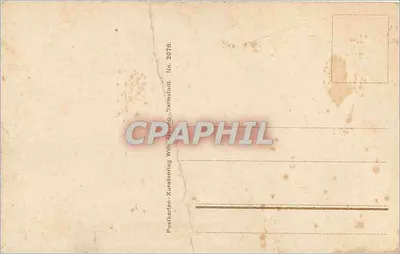 Bilhete postal antigo Darmstadt — Verso
