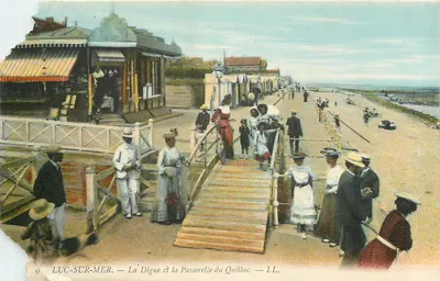 Luc-sur-Mer — A Digue e a Passerelle do Quilhoc — LL.