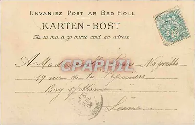 Baía dos Falecidos — A Ponta do Van (região de Audierne) — n°146 — Verso