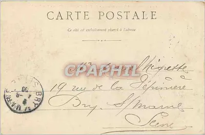 O Doubs após a Queda - As Cachoeiras — Franche-Comté Pittoresque — editor desconhecido — Verso