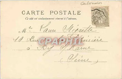 Monte Santo-Michel — Abadia, Galerias do Claustro — V.P. No. 150 — Verso