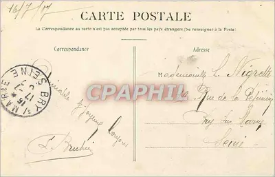 Saint-Brieuc — Sob a Torre — A.G. 48 — Verso