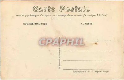 Bourges — Pałac Jacques-Cœur — Widok z Place Berry — Rewers