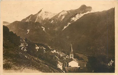 Eaux-Bonnes — Aldeia de Aas e Pic de Ger (2.612 m.) — Edições «Pyrénées-Océan»