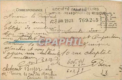 CANNES — LA CROISSETTE ET LE MONT CHEVALIER — LL, n° 104 — Rewers